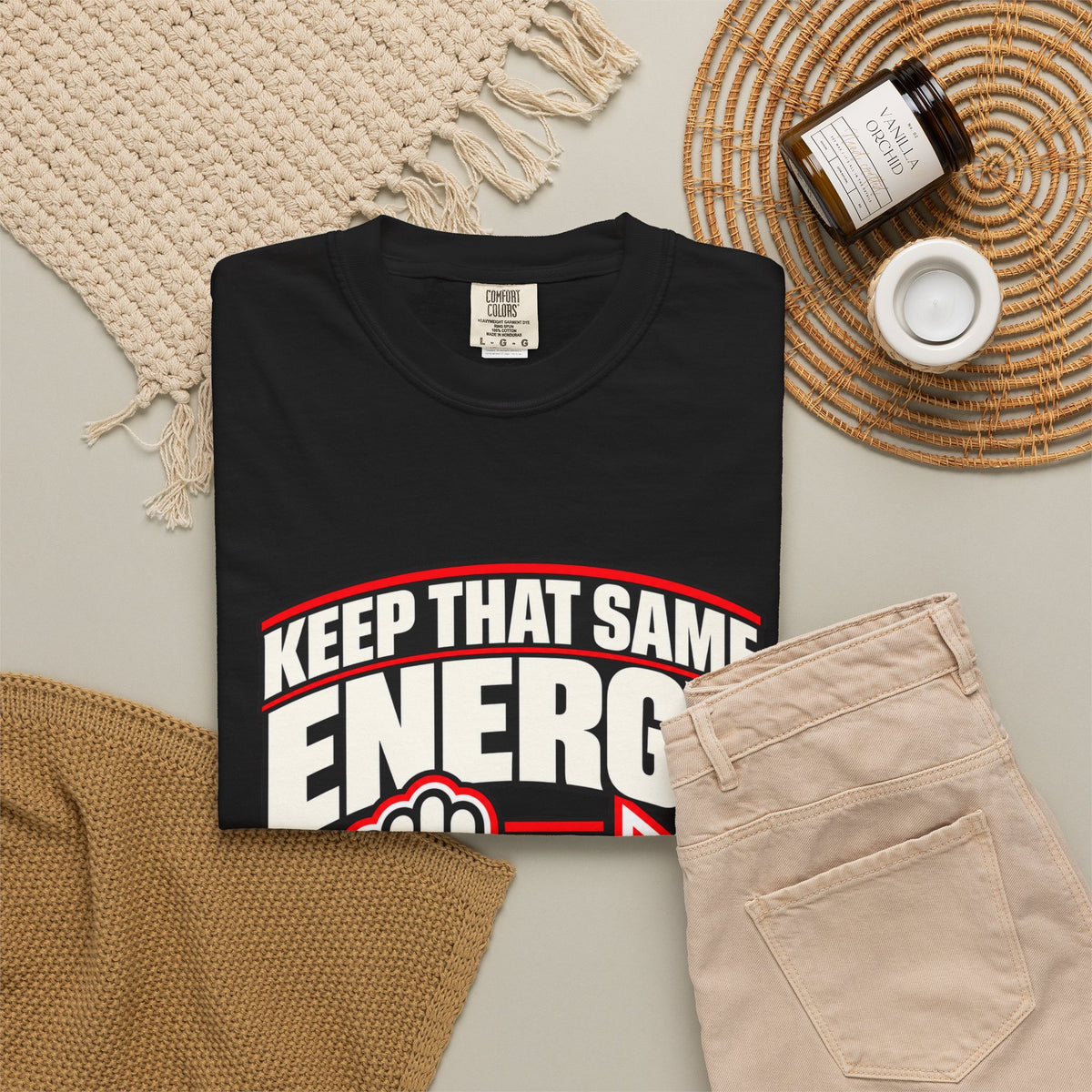 Keep That Same Energy Over There — Keep Your Distance 1717 T-Shirt