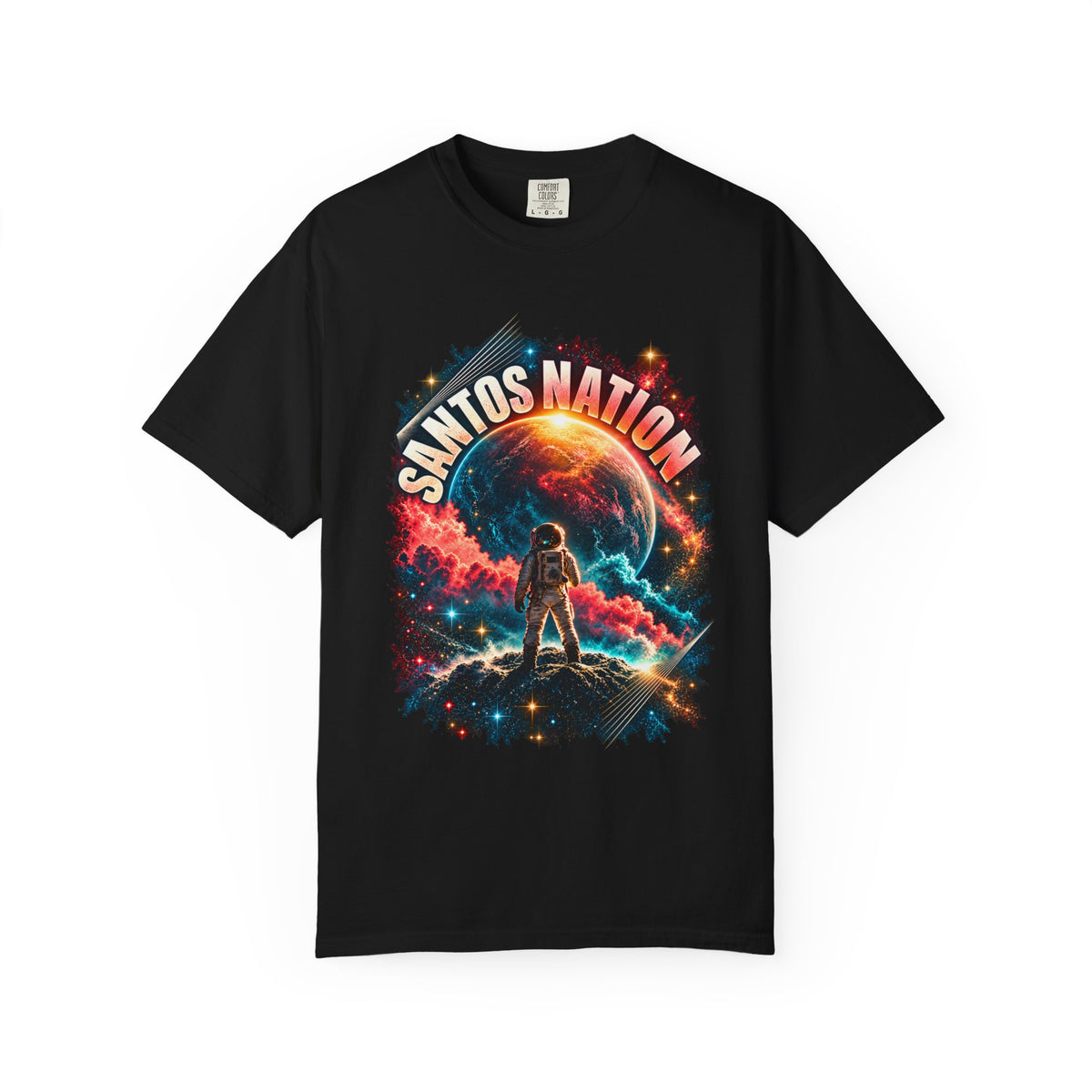 Santos Nation Astronaut Graphic T-Shirt
