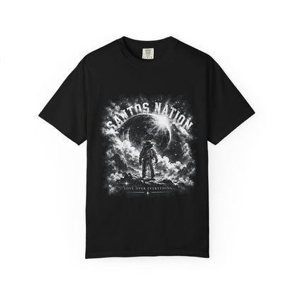 Santos Nation — White & Silver Love Over Everything 1717 T-Shirt