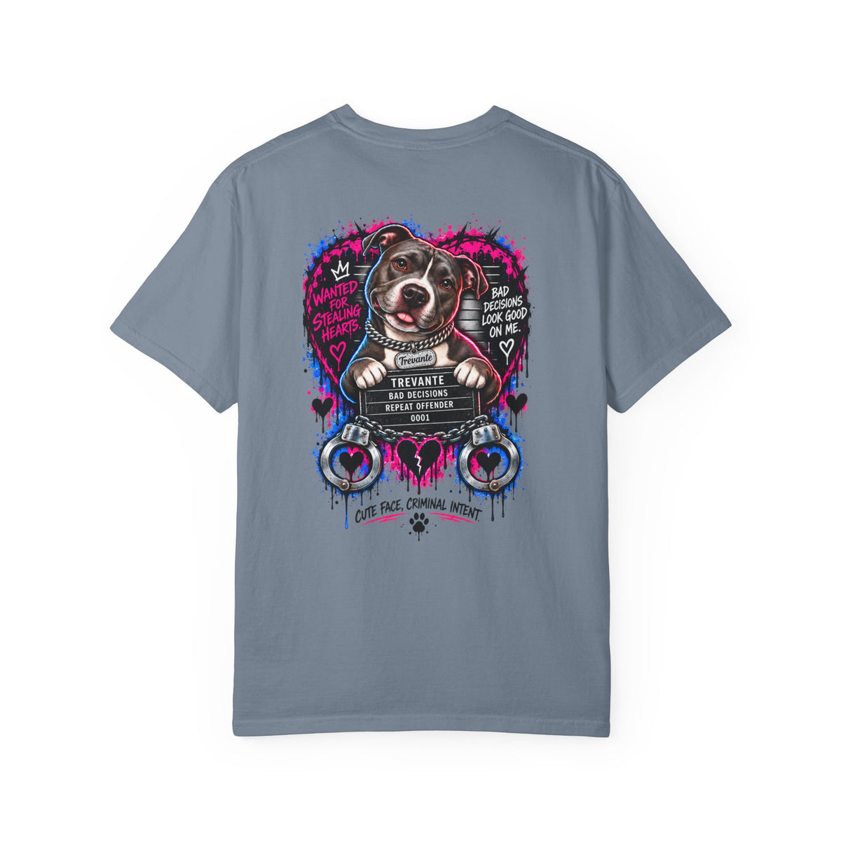 Trevante Unchained – Cute Face, Criminal Intent T-Shirt