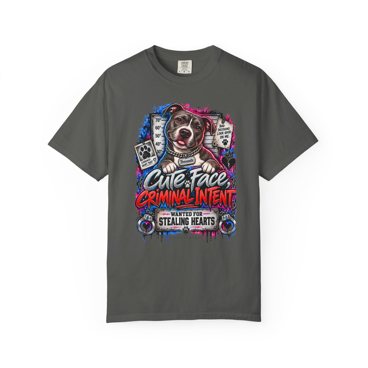 Trevante Unchained – Cute Face, Criminal Intent T-Shirt