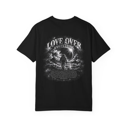 Santos Nation — Black & Charcoal Love Over Everything 1717 T-Shirt