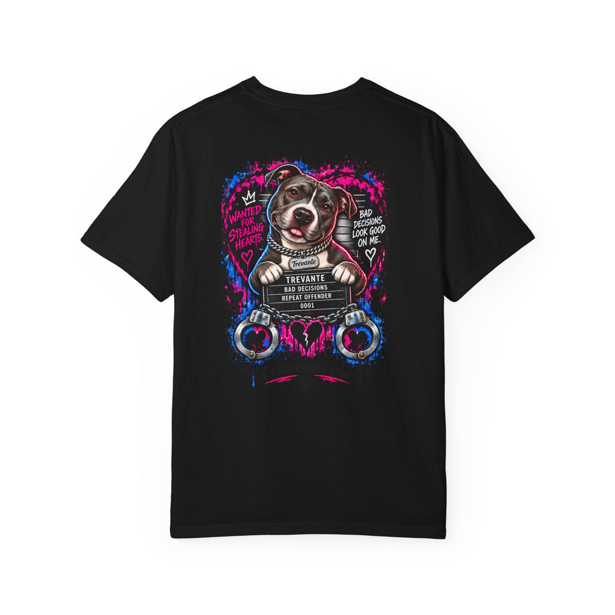 Trevante Unchained – Cute Face, Criminal Intent T-Shirt