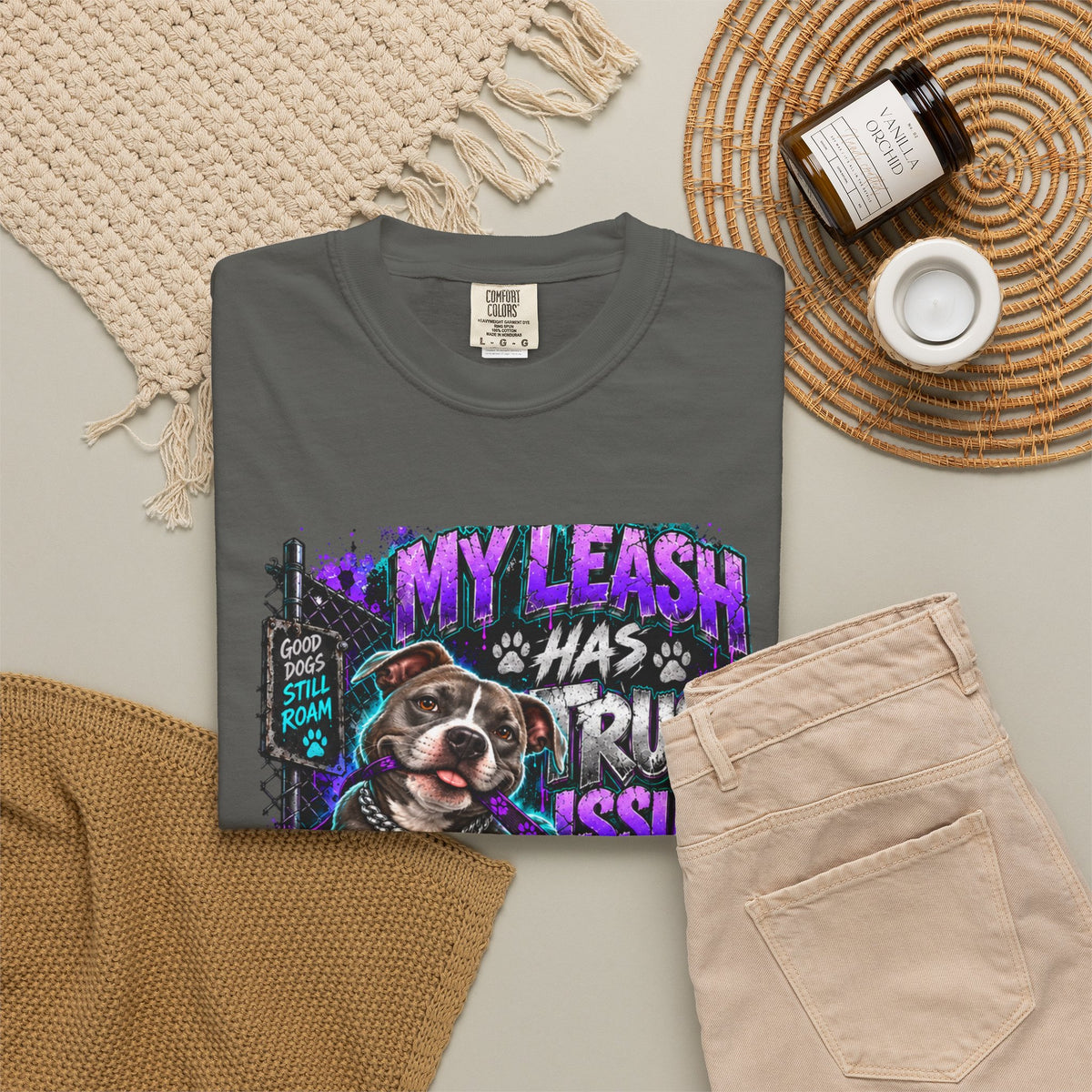 Trevante Unchained – My Leash Has Trust Issues T-Shirt