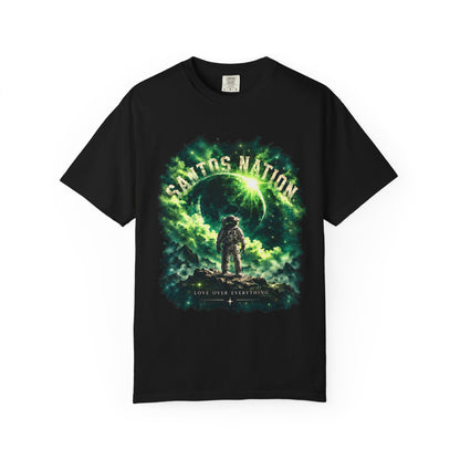 Santos Nation — Green Love Over Everything 1717 T-Shirt