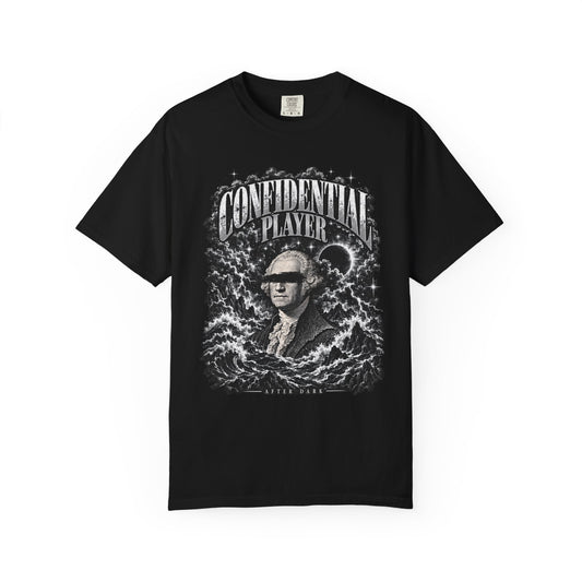 Confidential Player — Black After Dark 1717 T-Shirt