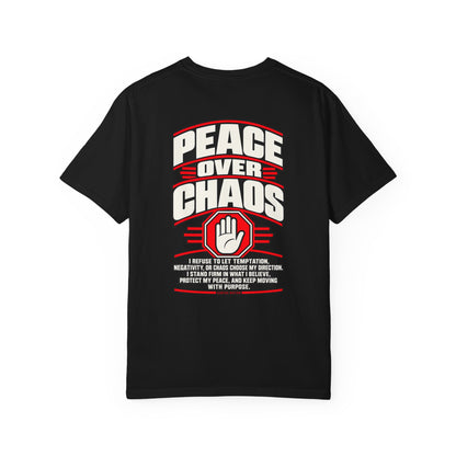 Not Today Satan — Peace Over Chaos 1717 T-Shirt
