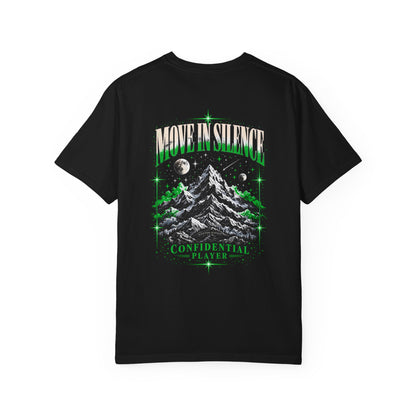 Confidential Player — Green Move in Silence T-Shirt
